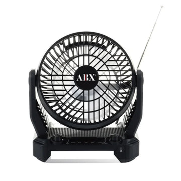 Audiobox RXF-40 Portable Fan w/ Speaker and Flashlight